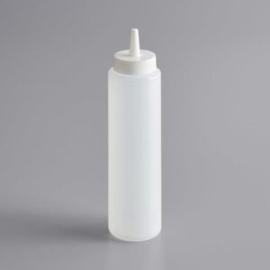 SQUEEZE BOTTLE 8OZ CLEAR