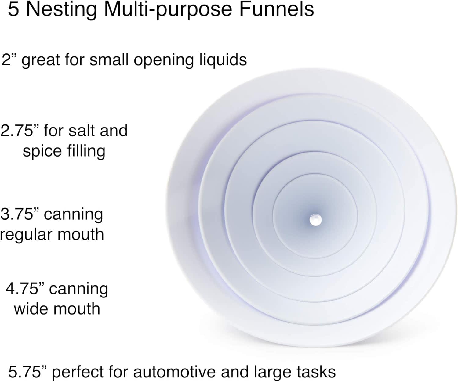 FUNNEL SET PLASTIC 3PC - Image 2