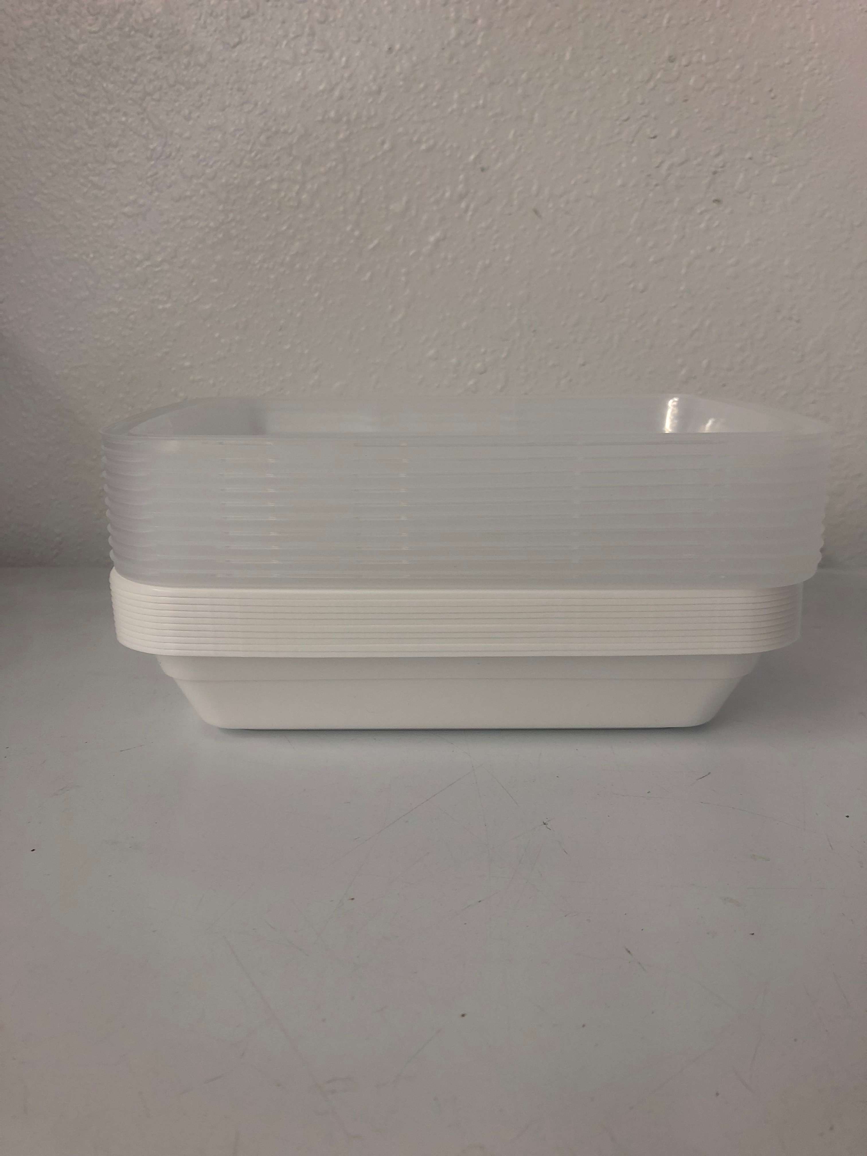 TRAY/LID COMBO 28oz  WH 10CT
