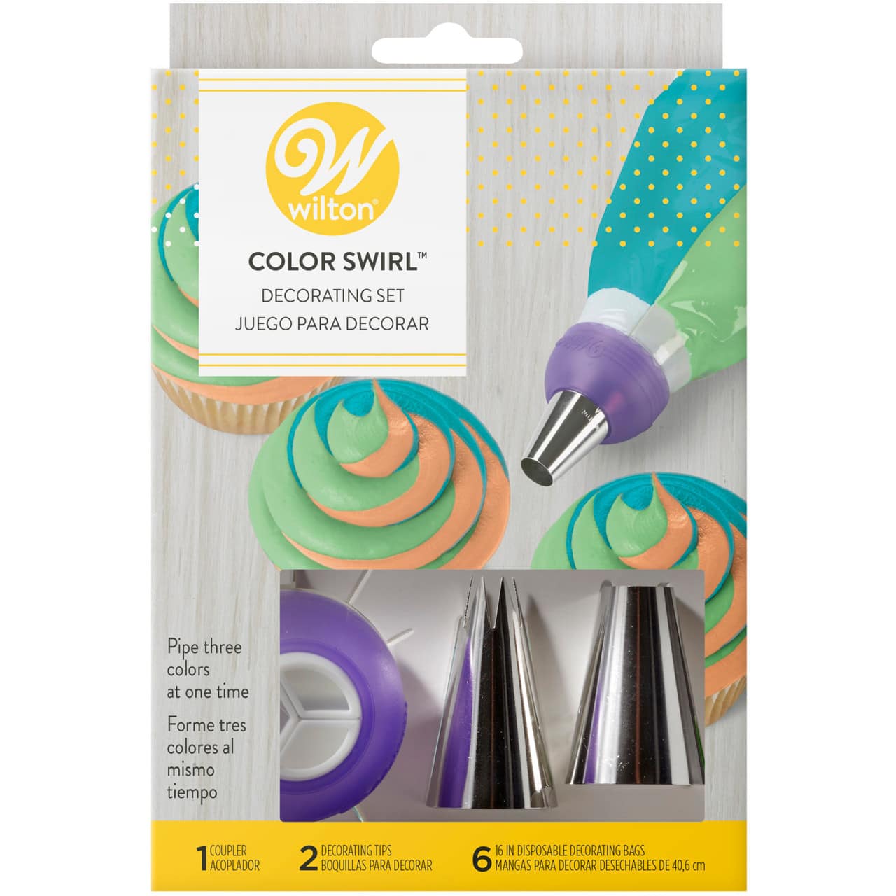 WIL COLOR SWIRL DEC SET
