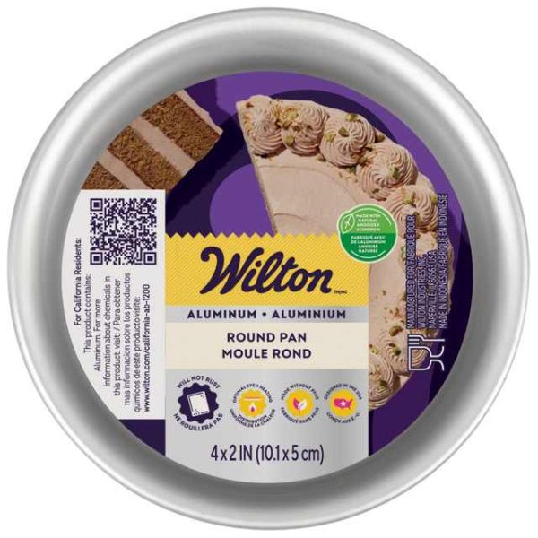 WIL CAKE PAN 4'' ROUND - Image 2