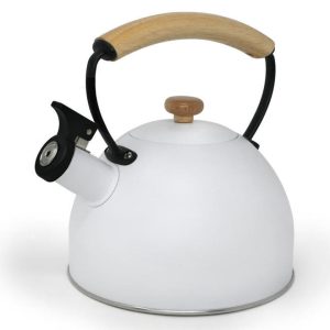 KETTLE WHISTLE  WD HNDL 2.5L WH