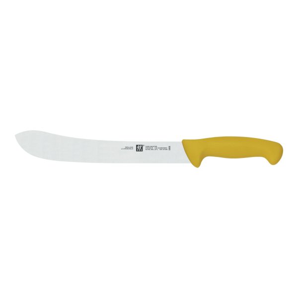 HEN BUTCHER 10'' TWIN MASTER YLW HNDL