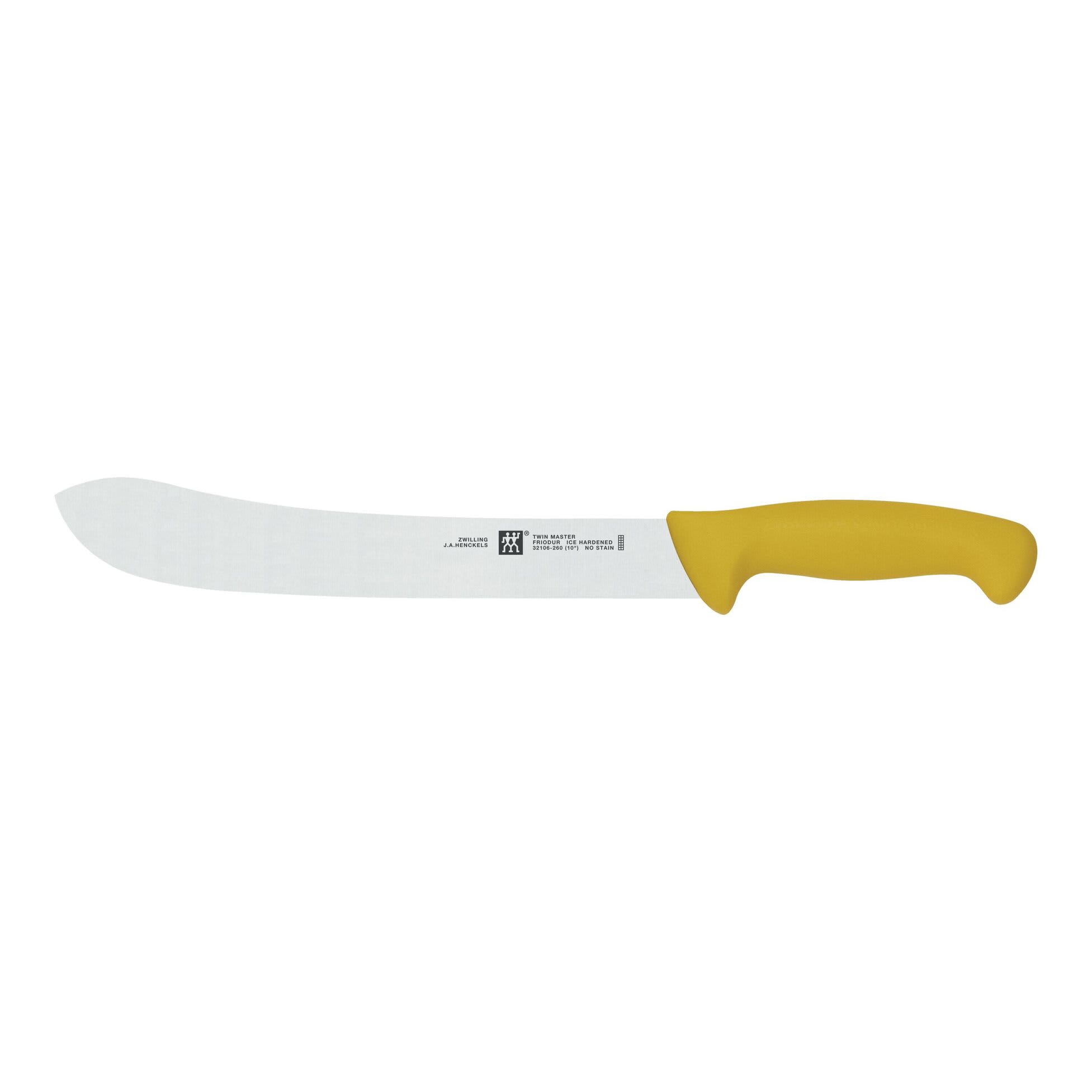 HEN BUTCHER 10'' TWIN MASTER YLW HNDL