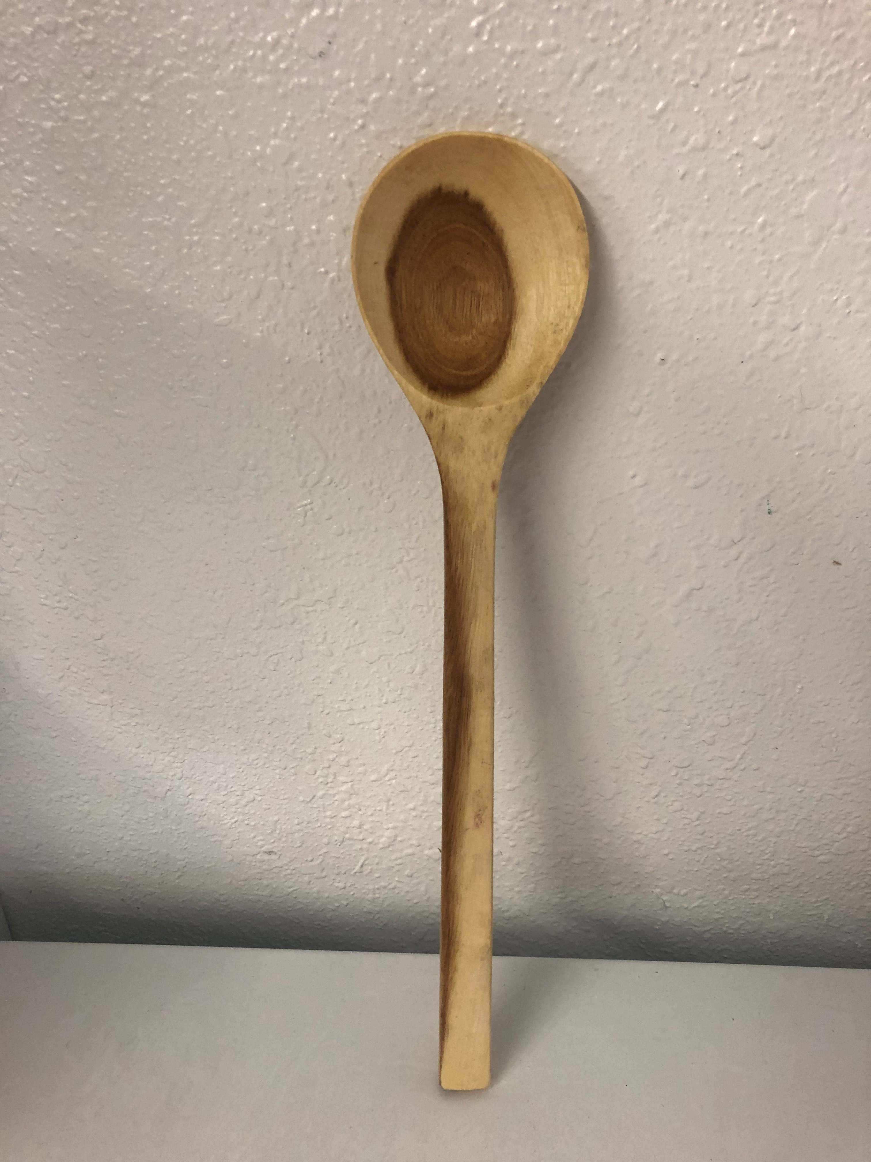 SPOON WOOD ACACIA 14''