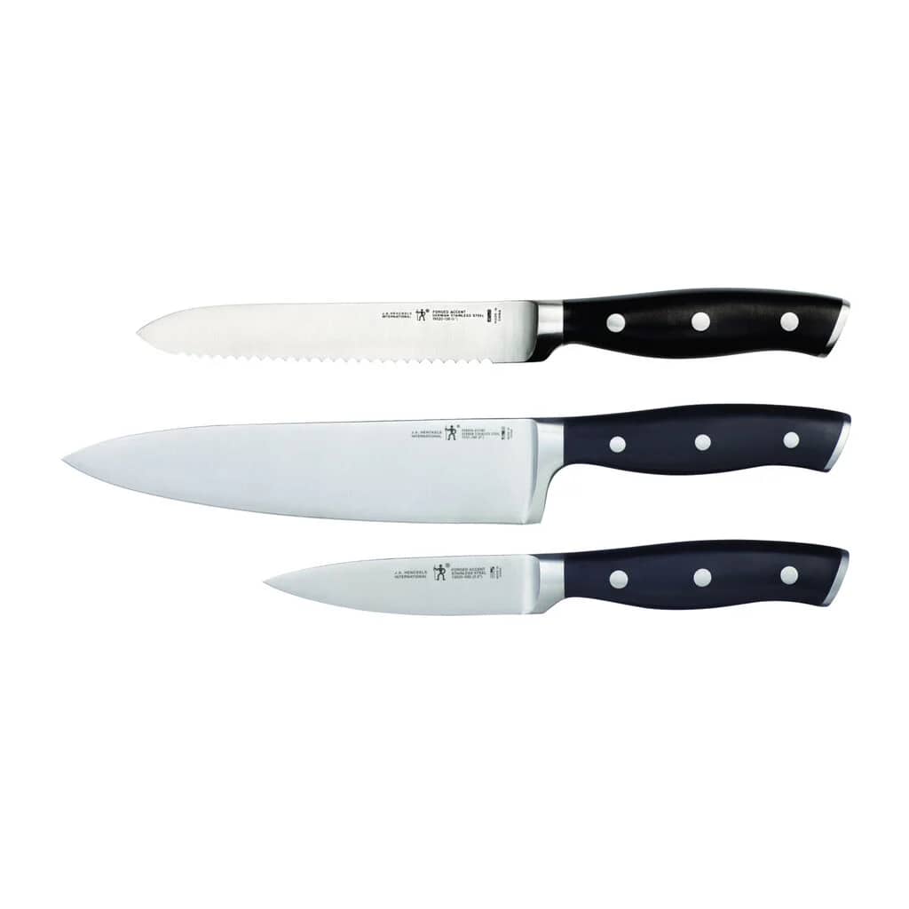 HEN KNIFE SET CHEF/UTIL./PARE 3PC