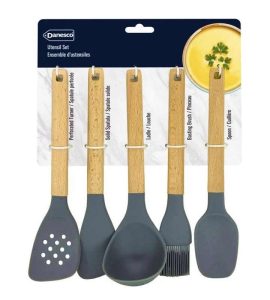 UTENSIL SET SILICONE 5PC MINI