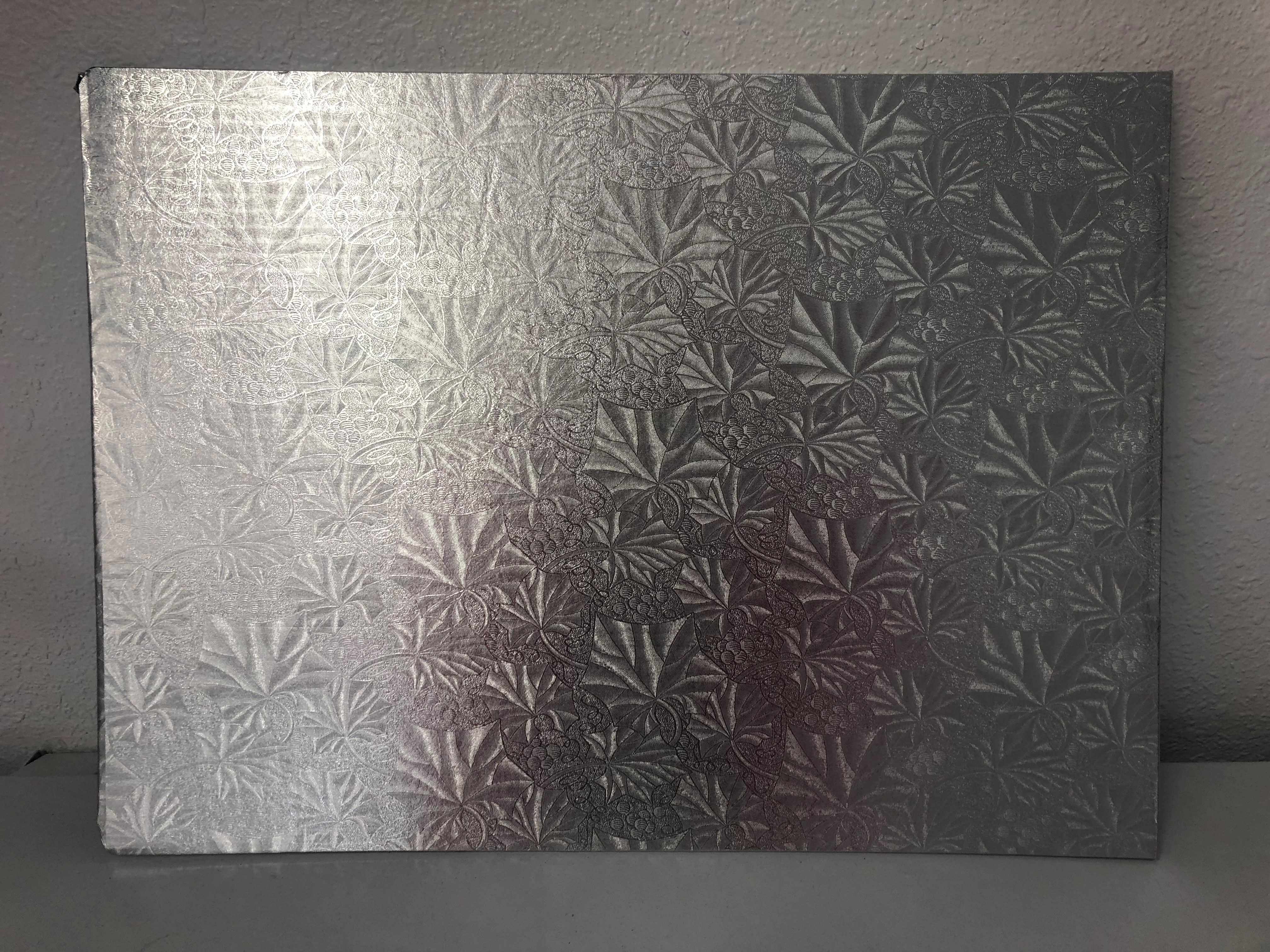 CAKE BOARD FOIL WRAPPED  14X18